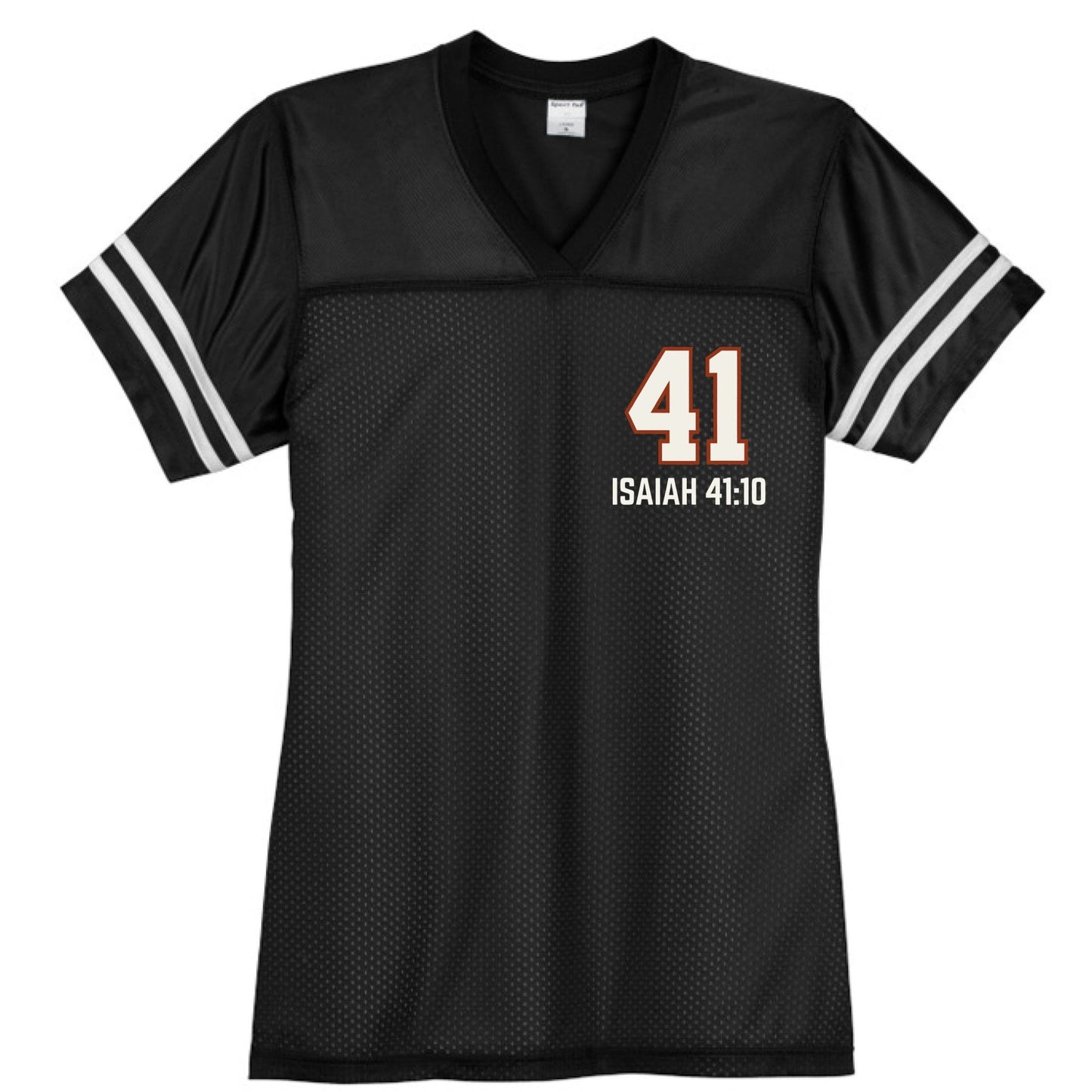 Isaiah 41 Women’s Christian Jersey - ClaimedbyGodDesigns
