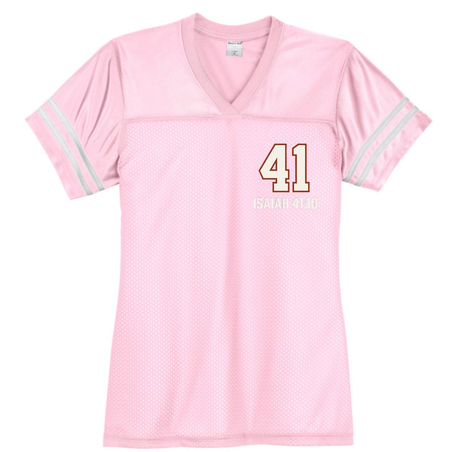 Isaiah 41 Women’s Christian Jersey - ClaimedbyGodDesigns