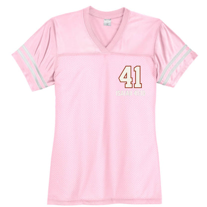 Isaiah 41 Women’s Christian Jersey - ClaimedbyGodDesigns