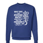 Take The Proverbs Path Unisex Christian Pullover Sweatshirt - ClaimedbyGodDesigns