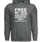 Free Hugs Funny Unisex Christian Pullover Hooded Sweatshirt - ClaimedbyGodDesigns