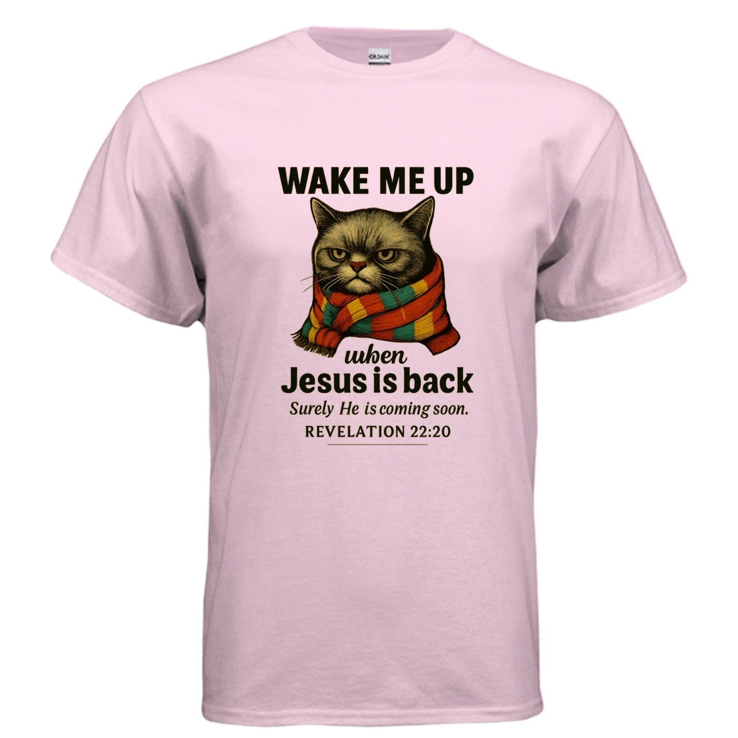 Wake Me Up When He Is Back Funny Unisex Christian T-shirt - ClaimedbyGodDesigns