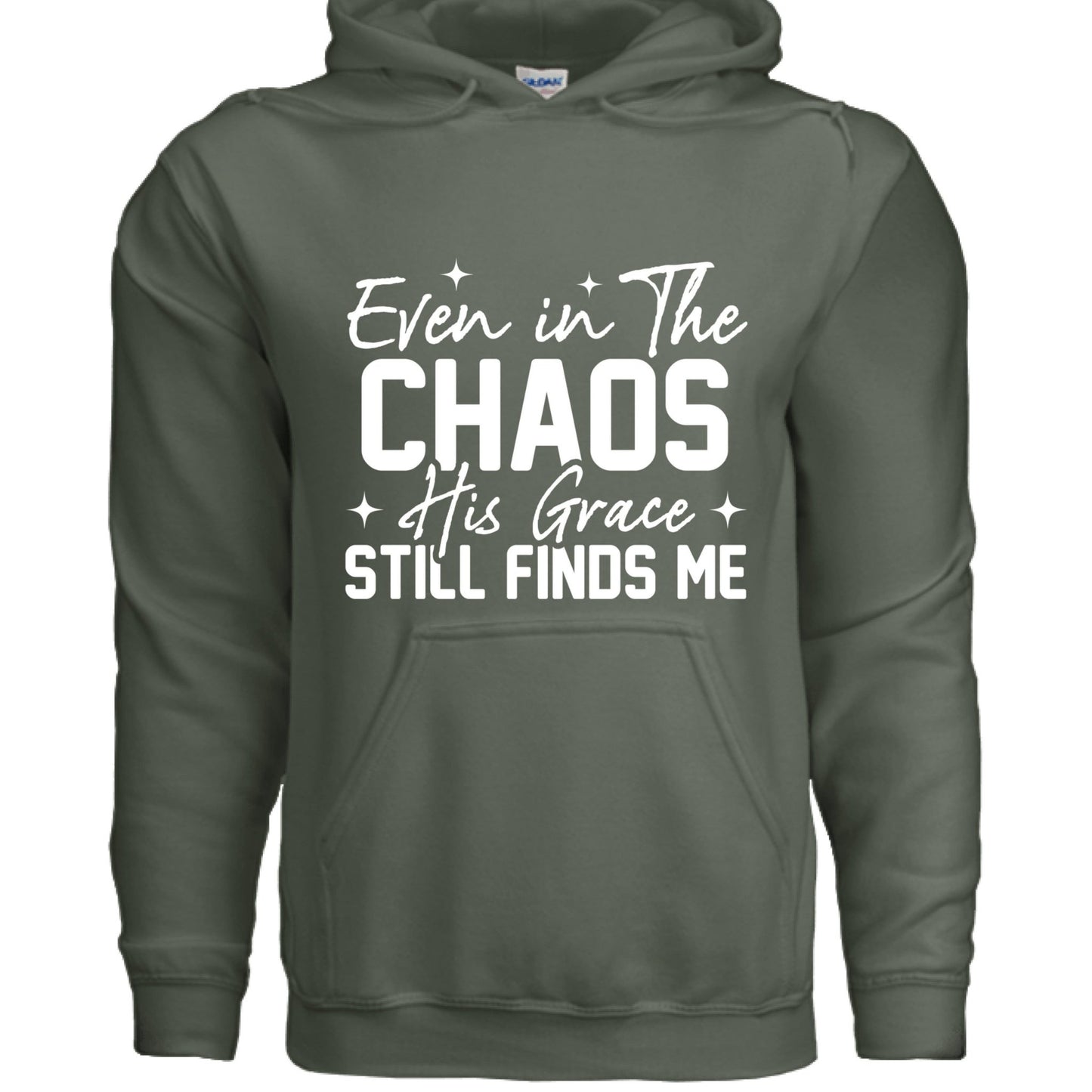 His Grace Still Finds Me Unisex Christian Hooded Pullover Sweatshirt - ClaimedbyGodDesigns