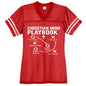 Christian Mom Playbook Women's Christian Jersey - ClaimedbyGodDesigns