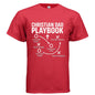 Christian Dad Playbook Funny Men's Christian T-shirt - ClaimedbyGodDesigns