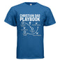 Christian Dad Playbook Funny Men's Christian T-shirt - ClaimedbyGodDesigns