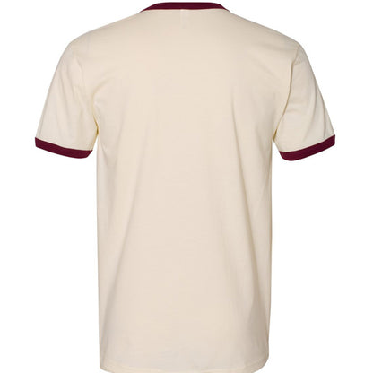 NATURAL/ MAROON - BACK