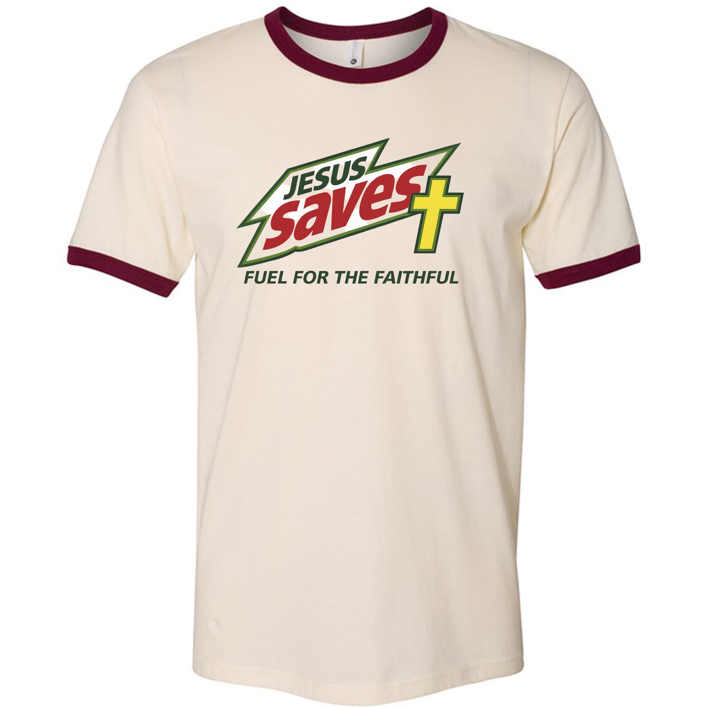 NATURAL/ MAROON - FRONT