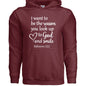 I Want To Be The Reason Unisex Christian Pullover Hooded Sweatshirt - ClaimedbyGodDesigns