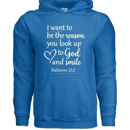 I Want To Be The Reason Unisex Christian Pullover Hooded Sweatshirt - ClaimedbyGodDesigns