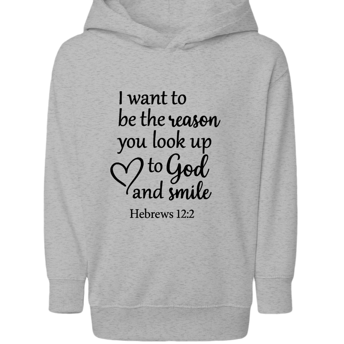 I Want To Be The Reason Toddler Christian Pullover Hooded Sweatshirt - ClaimedbyGodDesigns