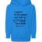 I Want To Be The Reason Toddler Christian Pullover Hooded Sweatshirt - ClaimedbyGodDesigns