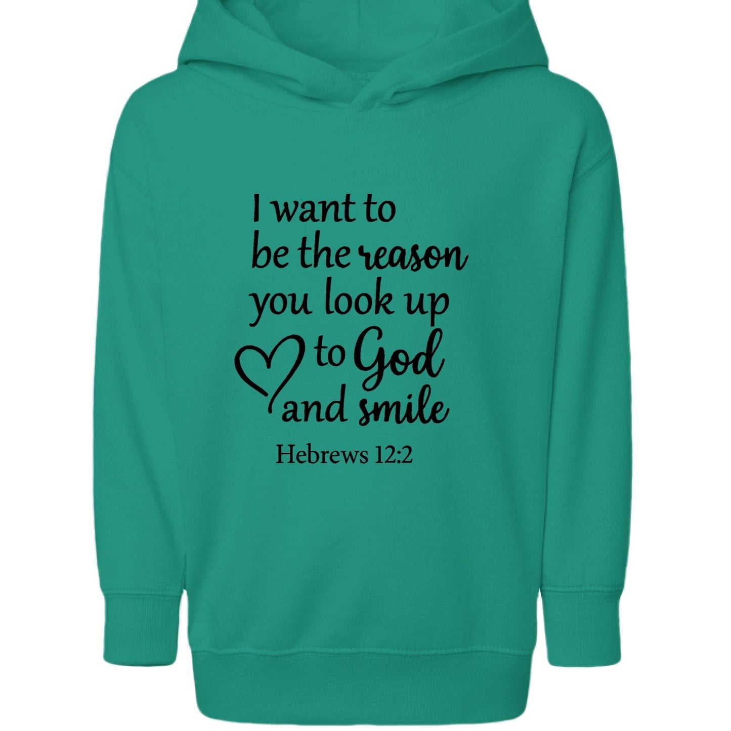 I Want To Be The Reason Toddler Christian Pullover Hooded Sweatshirt - ClaimedbyGodDesigns