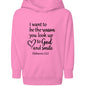 I Want To Be The Reason Toddler Christian Pullover Hooded Sweatshirt - ClaimedbyGodDesigns