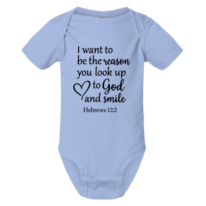 I Want To Be The Reason Christian Baby Jumpsuit - ClaimedbyGodDesigns