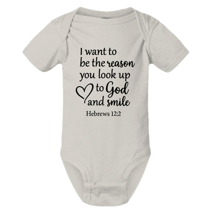 I Want To Be The Reason Christian Baby Jumpsuit - ClaimedbyGodDesigns
