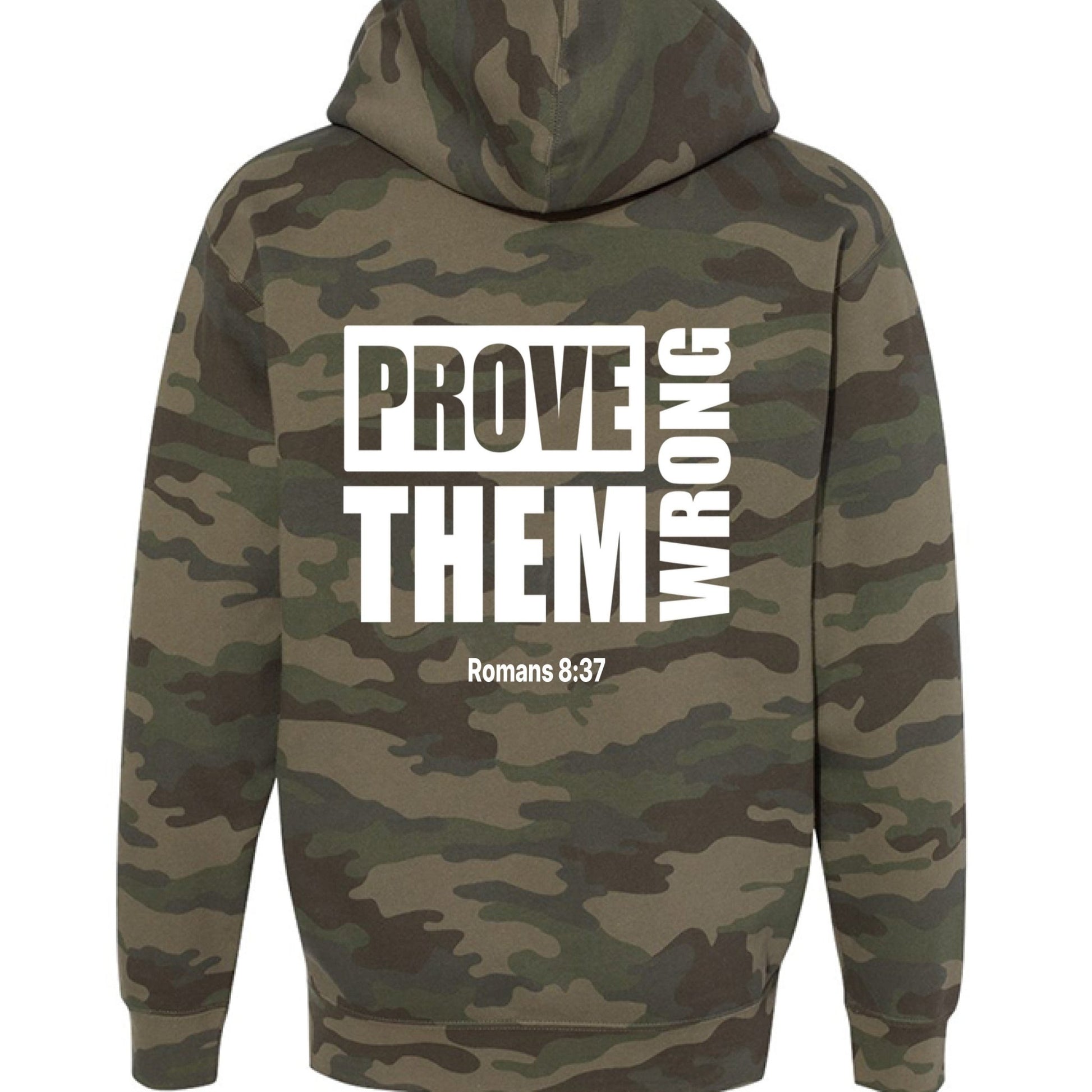 Prove them Wrong Unisex Christian Pullover Hooded Sweatshirt - ClaimedbyGodDesigns