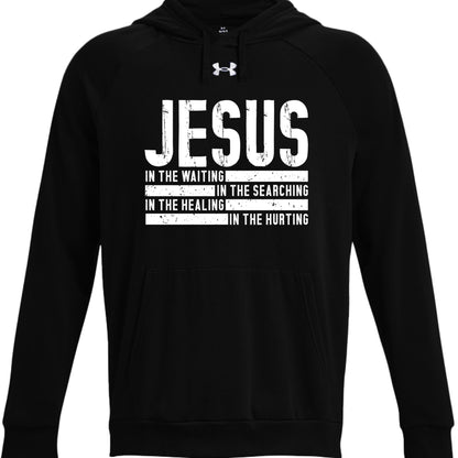 There He Was Men's Christian Pullover Hooded Sweatshirt - ClaimedbyGodDesigns