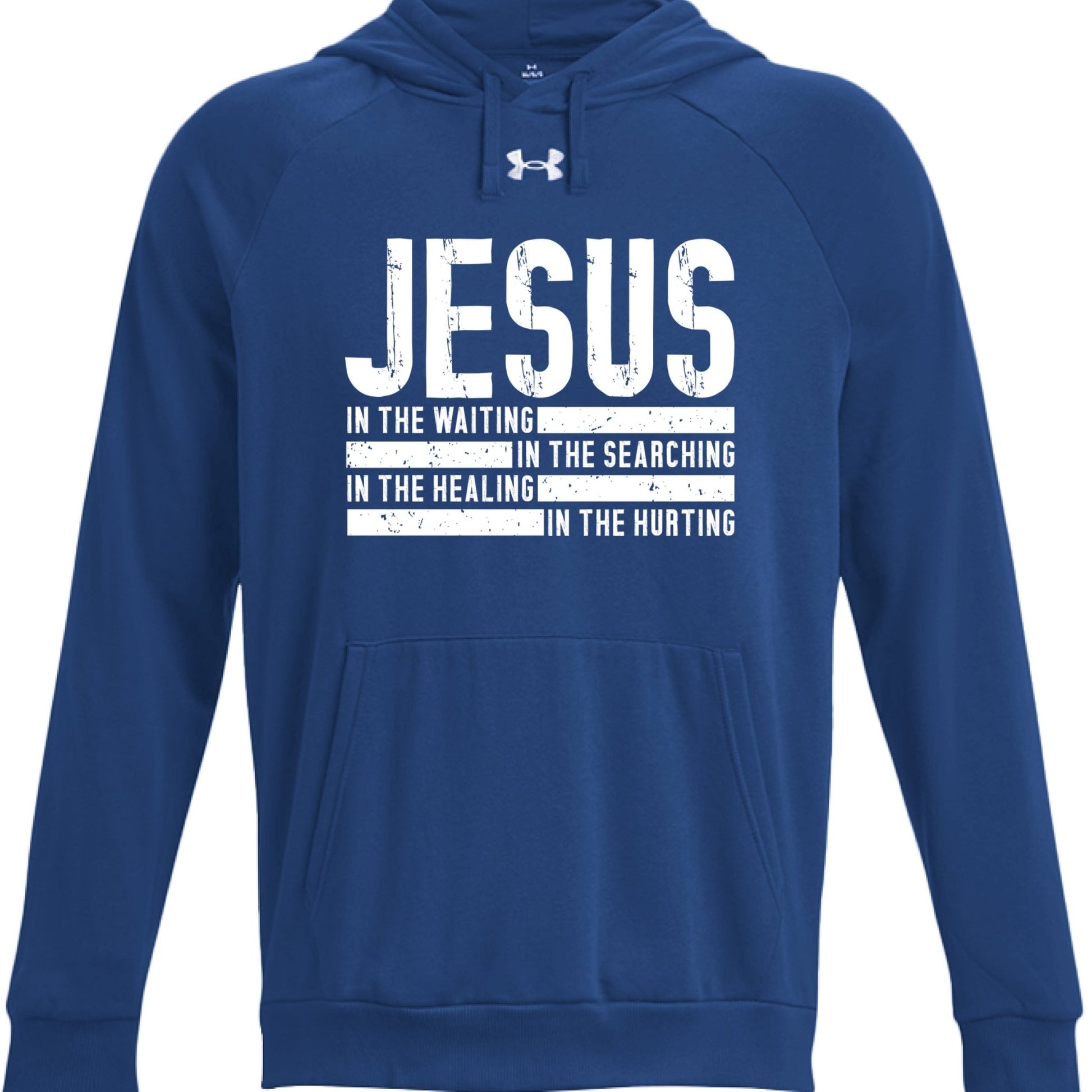 There He Was Men's Christian Pullover Hooded Sweatshirt - ClaimedbyGodDesigns