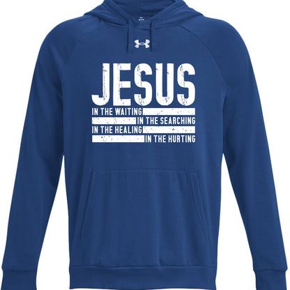 There He Was Men's Christian Pullover Hooded Sweatshirt - ClaimedbyGodDesigns