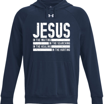 There He Was Men's Christian Pullover Hooded Sweatshirt - ClaimedbyGodDesigns