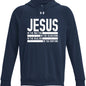 There He Was Men's Christian Pullover Hooded Sweatshirt - ClaimedbyGodDesigns