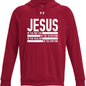 There He Was Men's Christian Pullover Hooded Sweatshirt - ClaimedbyGodDesigns