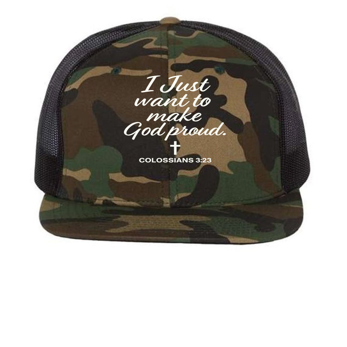 Green Camo/ Black - FRONT