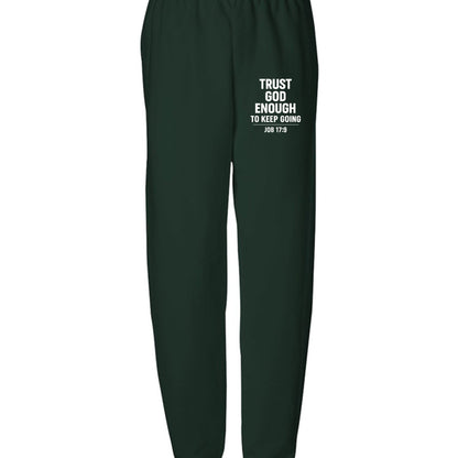 Trust Him Enough Youth Christian Sweatpants - ClaimedbyGodDesigns