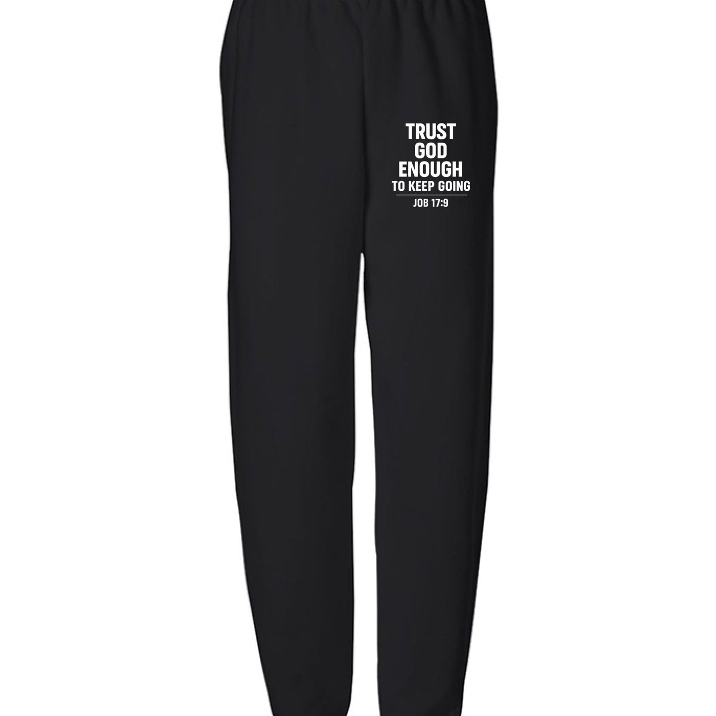 Trust Him Enough Youth Christian Sweatpants - ClaimedbyGodDesigns