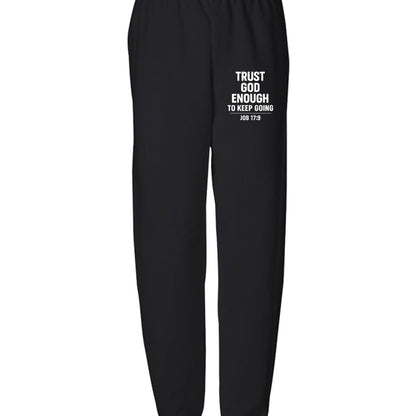 Trust Him Enough Youth Christian Sweatpants - ClaimedbyGodDesigns