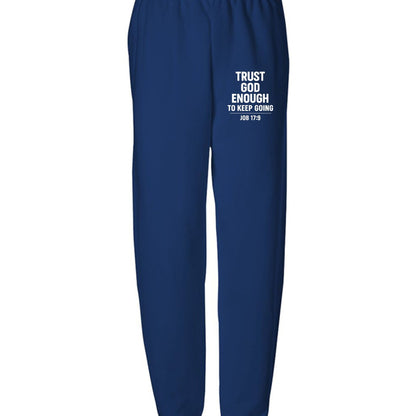 Trust Him Enough Youth Christian Sweatpants - ClaimedbyGodDesigns