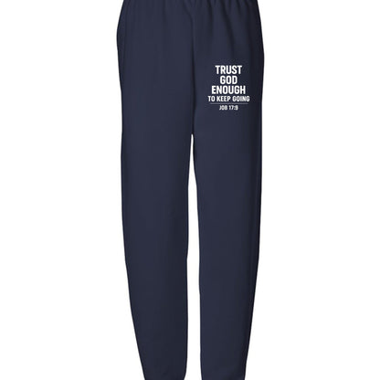 Trust Him Enough Youth Christian Sweatpants - ClaimedbyGodDesigns