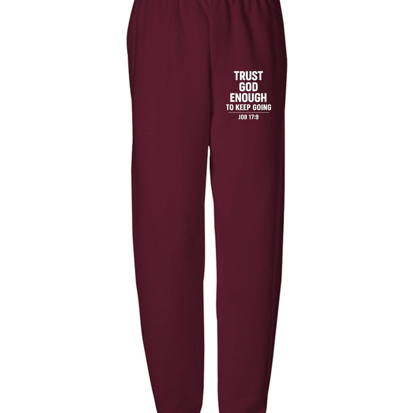 Trust Him Enough Youth Christian Sweatpants - ClaimedbyGodDesigns