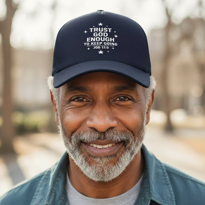 Trust Him Enough Adult Christian Hat - ClaimedbyGodDesigns