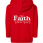Faith Looks Better Toddler Christian Full - Zip Hooded Sweatshirt - ClaimedbyGodDesigns
