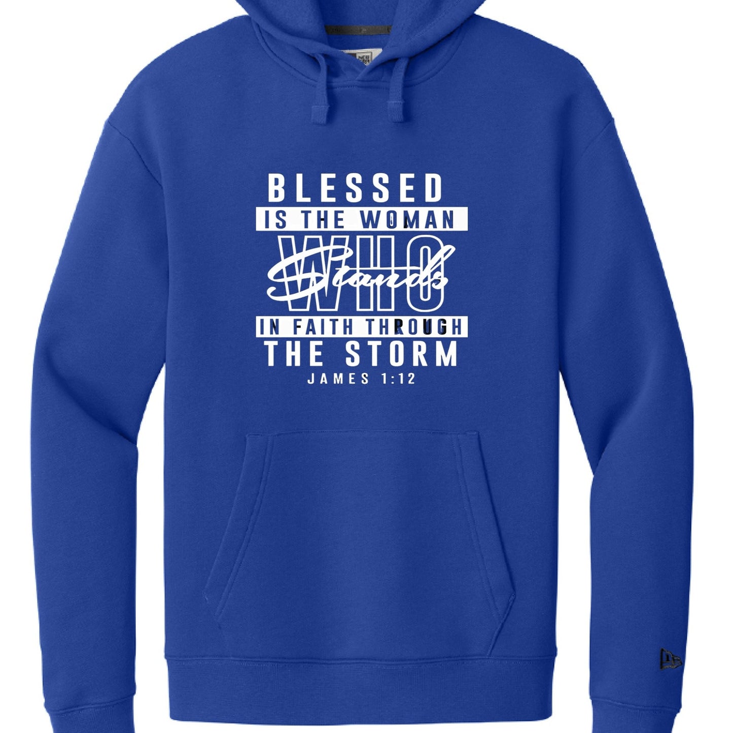 Blessed Is The Woman Christian Women's Pullover Hooded Sweatshirt - ClaimedbyGodDesigns