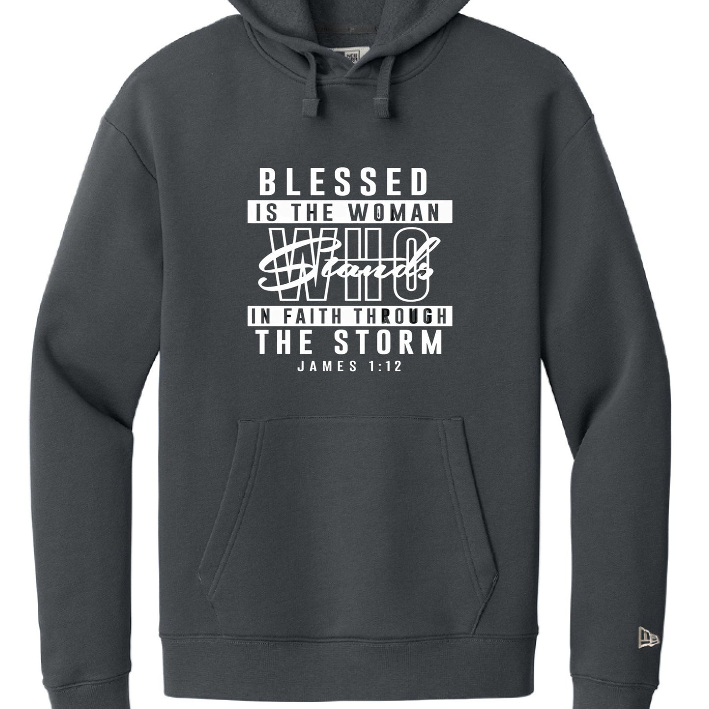 Blessed Is The Woman Christian Women's Pullover Hooded Sweatshirt - ClaimedbyGodDesigns