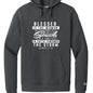 Blessed Is The Woman Christian Women's Pullover Hooded Sweatshirt - ClaimedbyGodDesigns