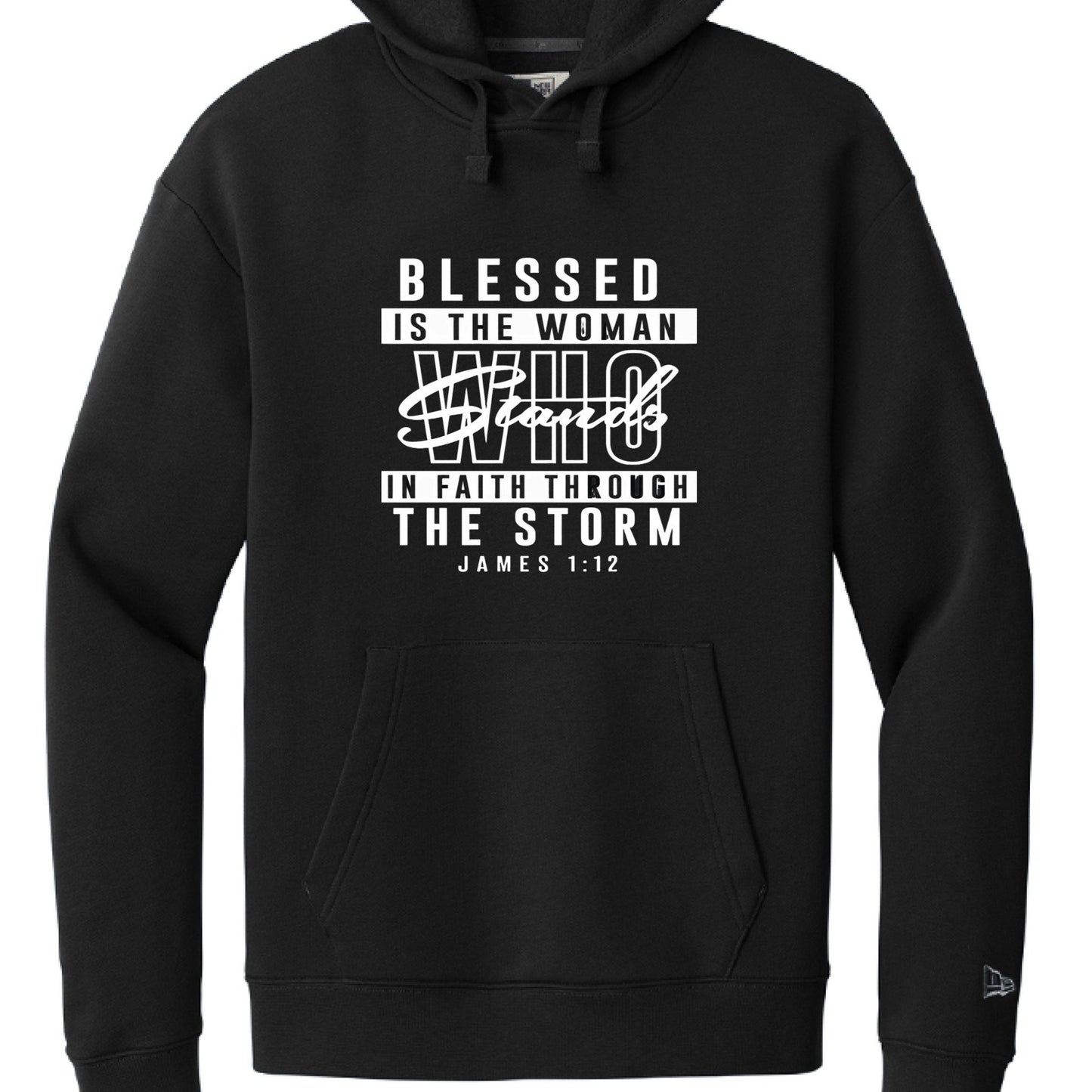 Blessed Is The Woman Christian Women's Pullover Hooded Sweatshirt - ClaimedbyGodDesigns