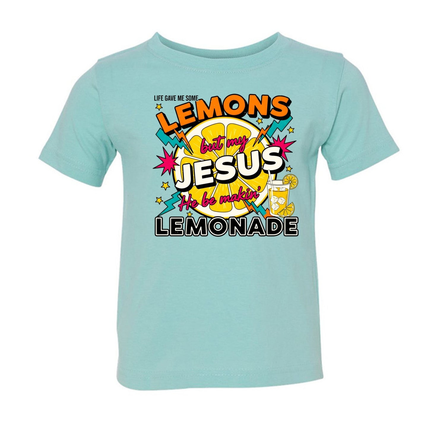 He Makes Lemonade Toddler Christian T-shirt - ClaimedbyGodDesigns