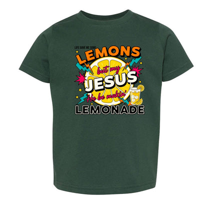 He Makes Lemonade Toddler Christian T-shirt - ClaimedbyGodDesigns