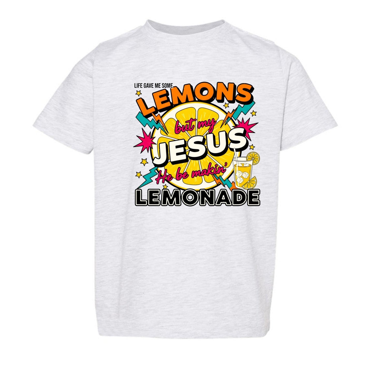 He Makes Lemonade Toddler Christian T-shirt - ClaimedbyGodDesigns
