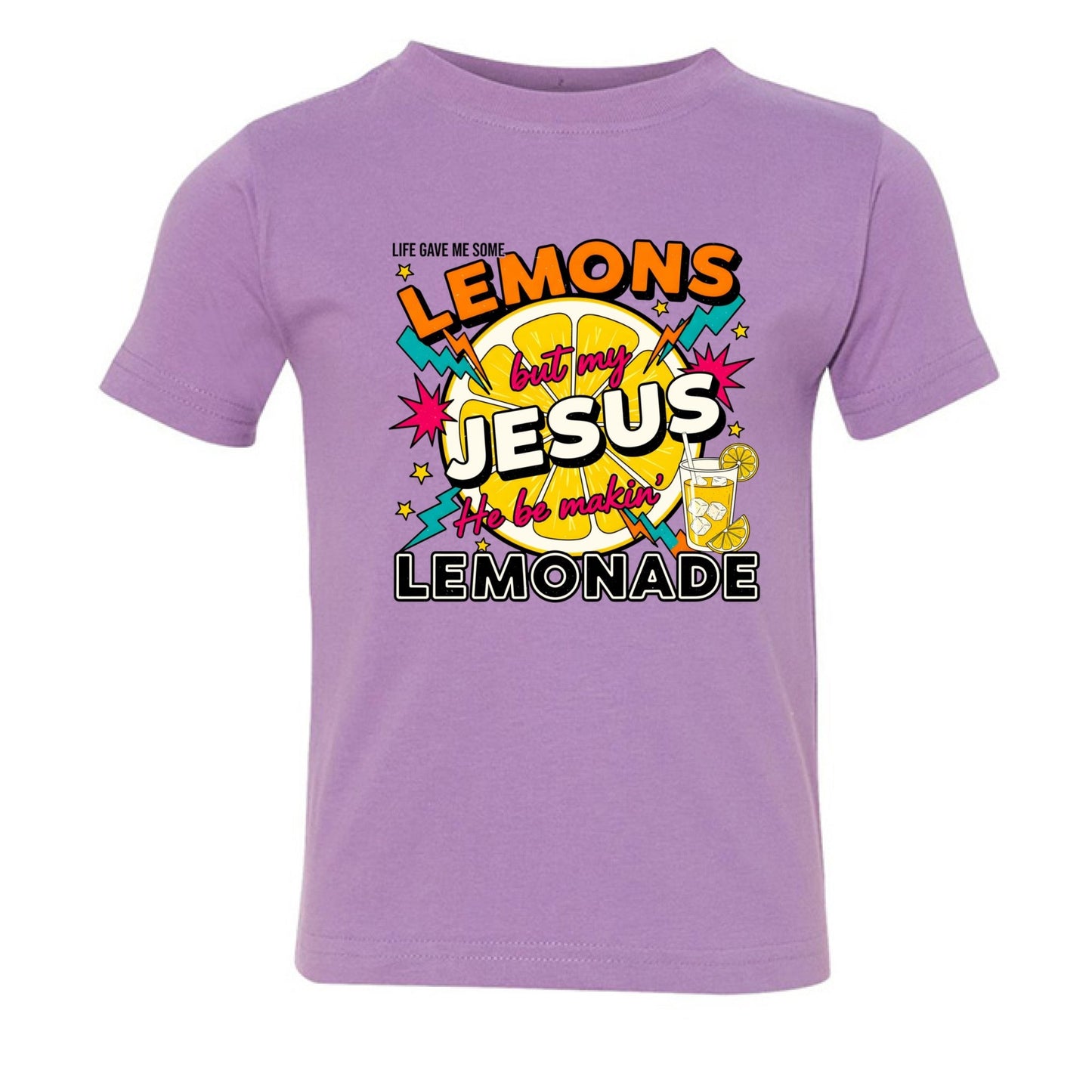 He Makes Lemonade Toddler Christian T-shirt - ClaimedbyGodDesigns