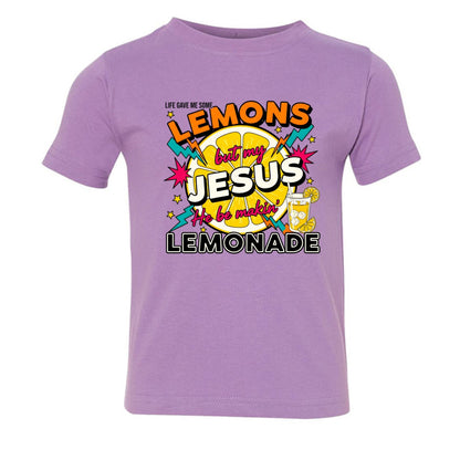 He Makes Lemonade Toddler Christian T-shirt - ClaimedbyGodDesigns
