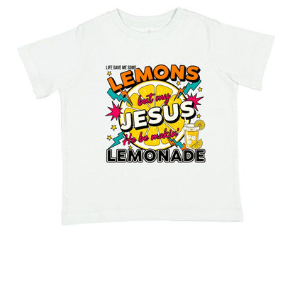 He Makes Lemonade Toddler Christian T-shirt - ClaimedbyGodDesigns