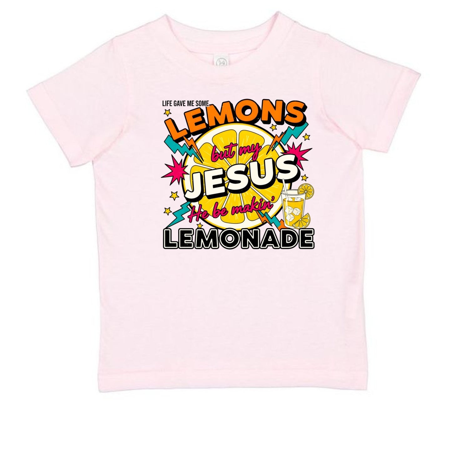 He Makes Lemonade Toddler Christian T-shirt - ClaimedbyGodDesigns