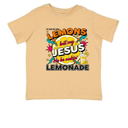 He Makes Lemonade Toddler Christian T-shirt - ClaimedbyGodDesigns