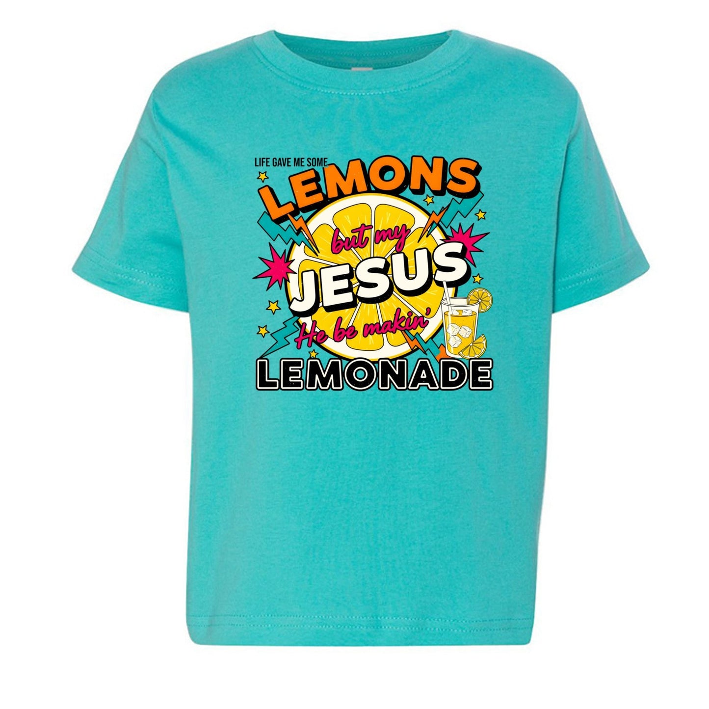 He Makes Lemonade Toddler Christian T-shirt - ClaimedbyGodDesigns