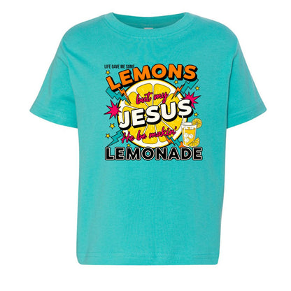 He Makes Lemonade Toddler Christian T-shirt - ClaimedbyGodDesigns